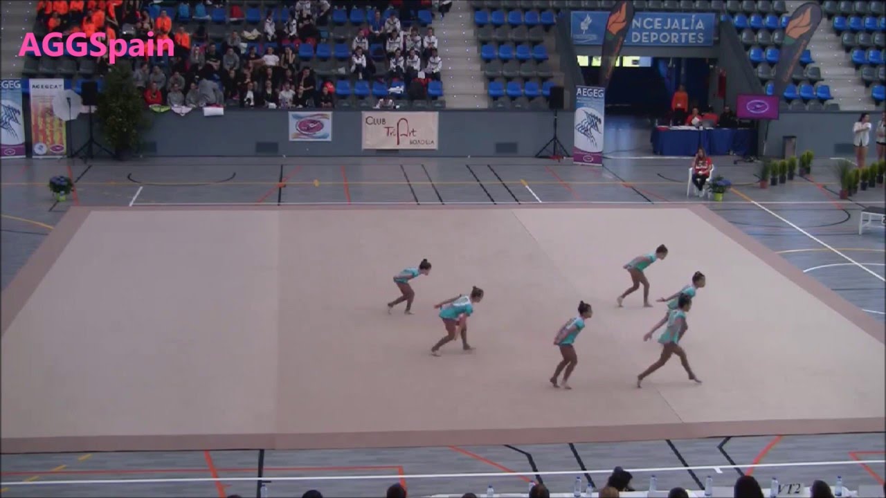 Rítmica La Canyada VAL Infantil 8-10 Final Campeonato de España 2016 Boadilla del Monte
