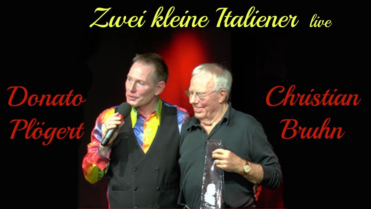 Donato Pl&ouml;gert & Christian Bruhn - Zwei kleine Italiener - live - Eurovision - Germany 1962 -