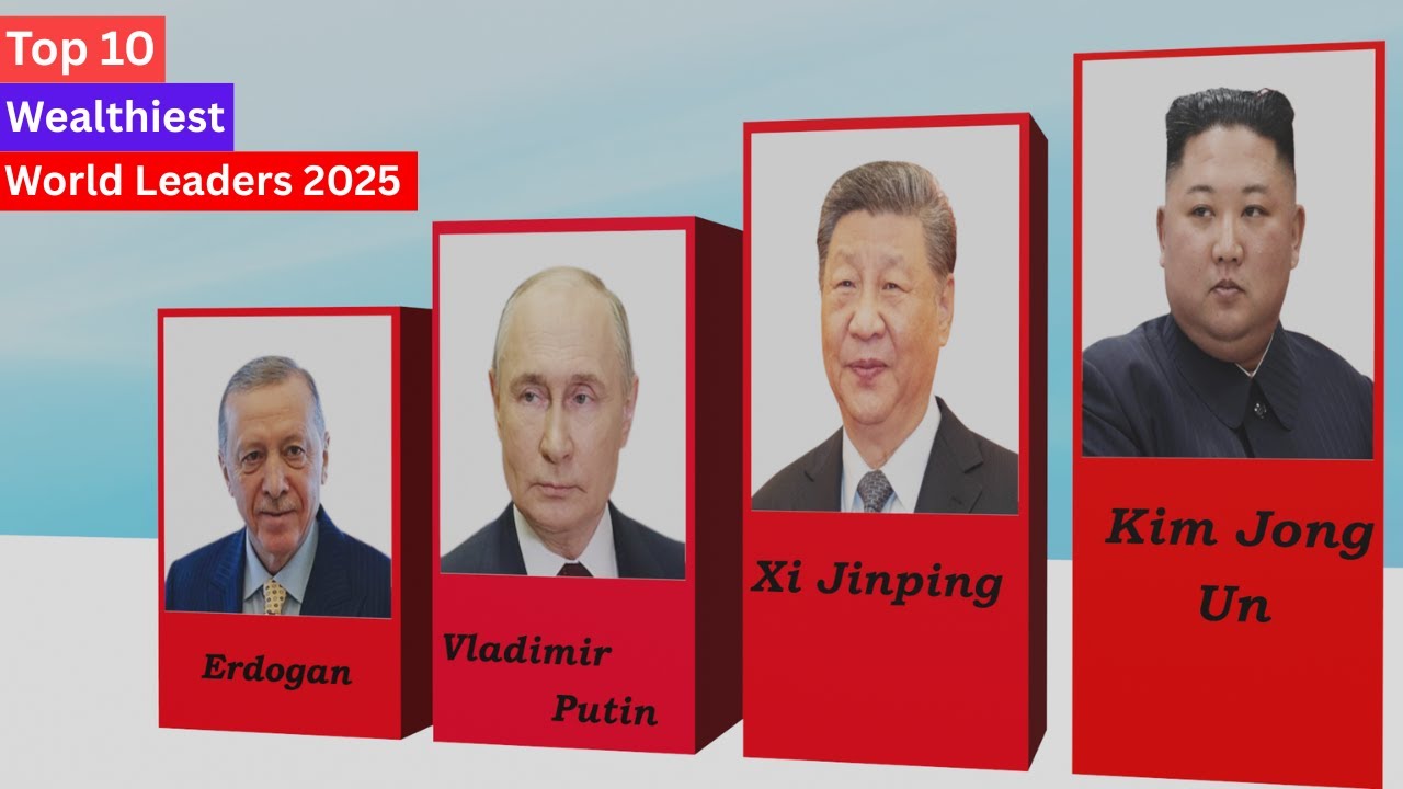 Top 10 Wealthiest World Leaders #richest #top10 #comparison