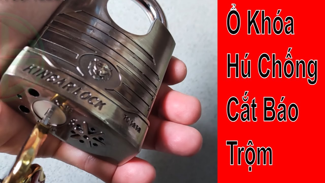 KhoNCC - Ổ Khóa Hú Báo Động Chống Trộm - Chống Cắt Hiệu Quả Cho Gia Đình - Công ty
