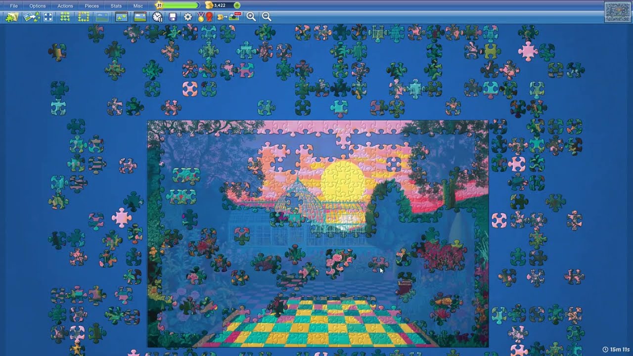 Greenhouse Sunset in 30min15s