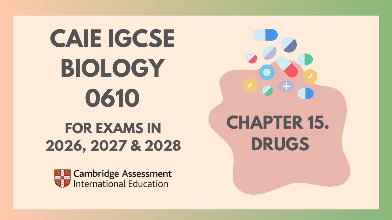 15. Наркотики (Кембриджский курс IGCSE Biology 0610 для экзаменов в 2026, 2027 и 2028 годах)