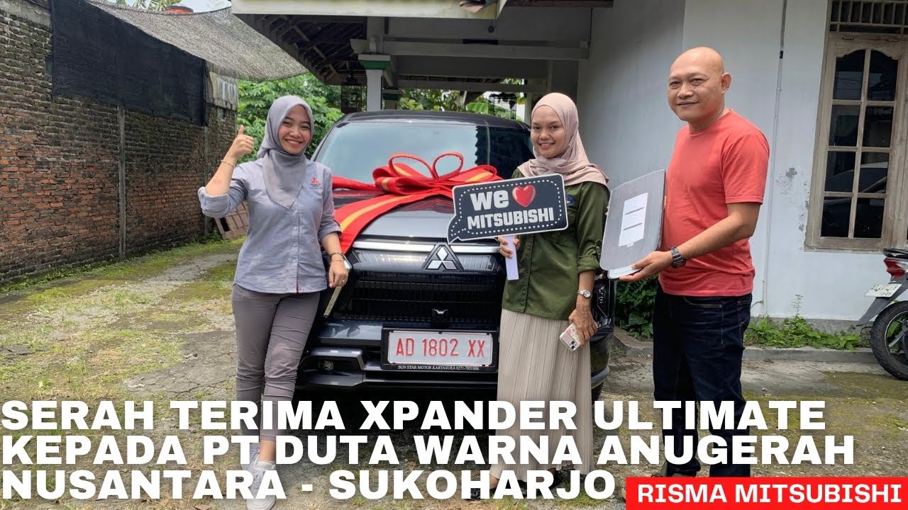 Serah Terima Xpander ultimate CVT grey kepada PT Duta Warna Anugerah Nusantara di Sukoharjo, Jateng
