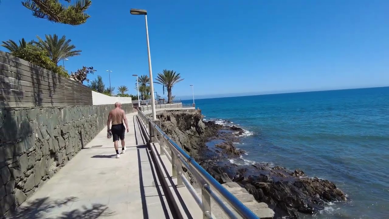 Harry unterwegs, nur  10 min von Maspalomas...San Agustin...oder am Strand entlang...im Juni 23