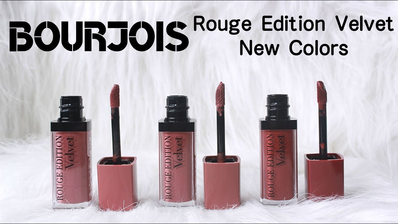 BIYW Review Chapter: #68 BOURJOIS ROUGE EDITION VELVET NEW COLORS SWATCH & REVIEW