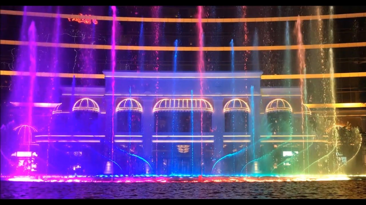 【マカオの噴水】 Wynn Macau Fountain Show 2017 （永利）