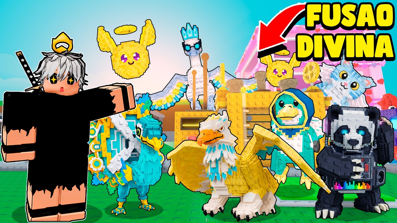 PASSEI 24 HORAS⏰FAZENDO TODAS AS FUSÕES DIVINAS NO ROUBE UM BRAINROT!!🤩❄️