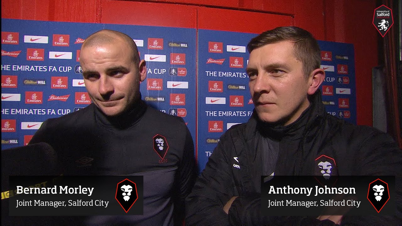 Salford City 2-0 Notts County - Bernard Morley & Anthony Johnson post-match interview 6.10.15