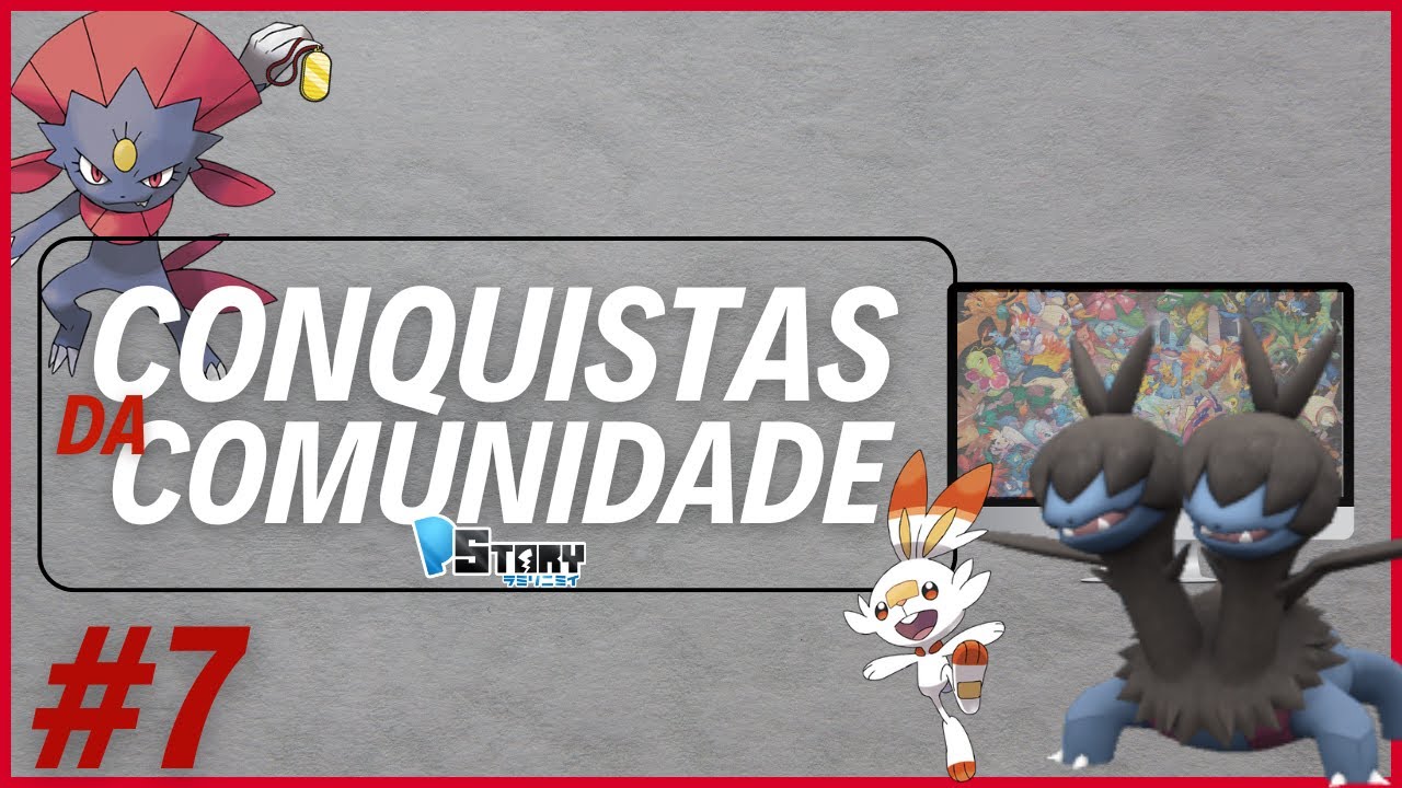 CONQUISTAS DA SEMANA#7 | SHINY ZWEILOUS  / SH SCORBUNNY E MUITOS TRADES |  #tibia #pstory #pokemon
