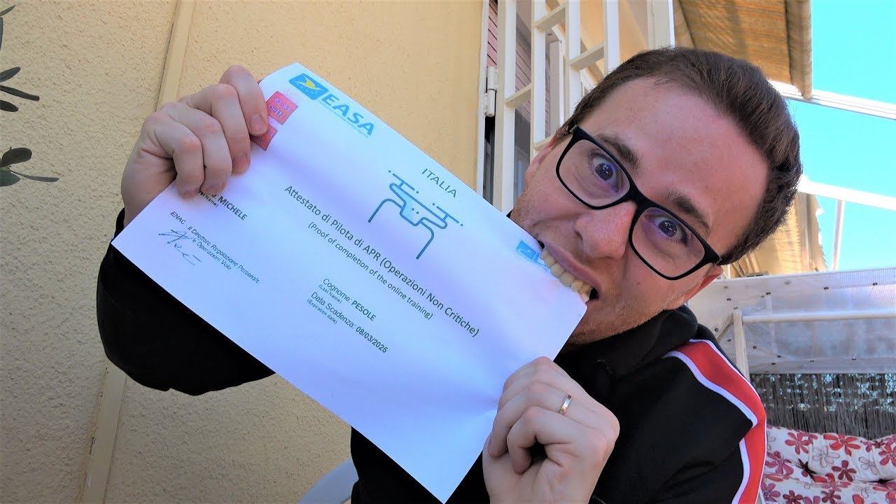 PATENTINO DRONE ONLINE.. la solita PAGLIACCIATA ITALIANA! DOVE e COME OTTENERE ATTESTATO e SPID!