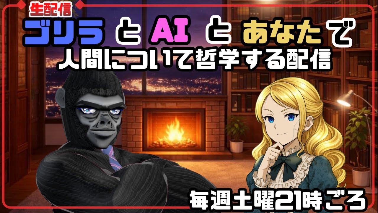 【ゴリラV×AI】悪を裁くために私刑を許容してよいのか│人間解体配信│ 2026/01/10