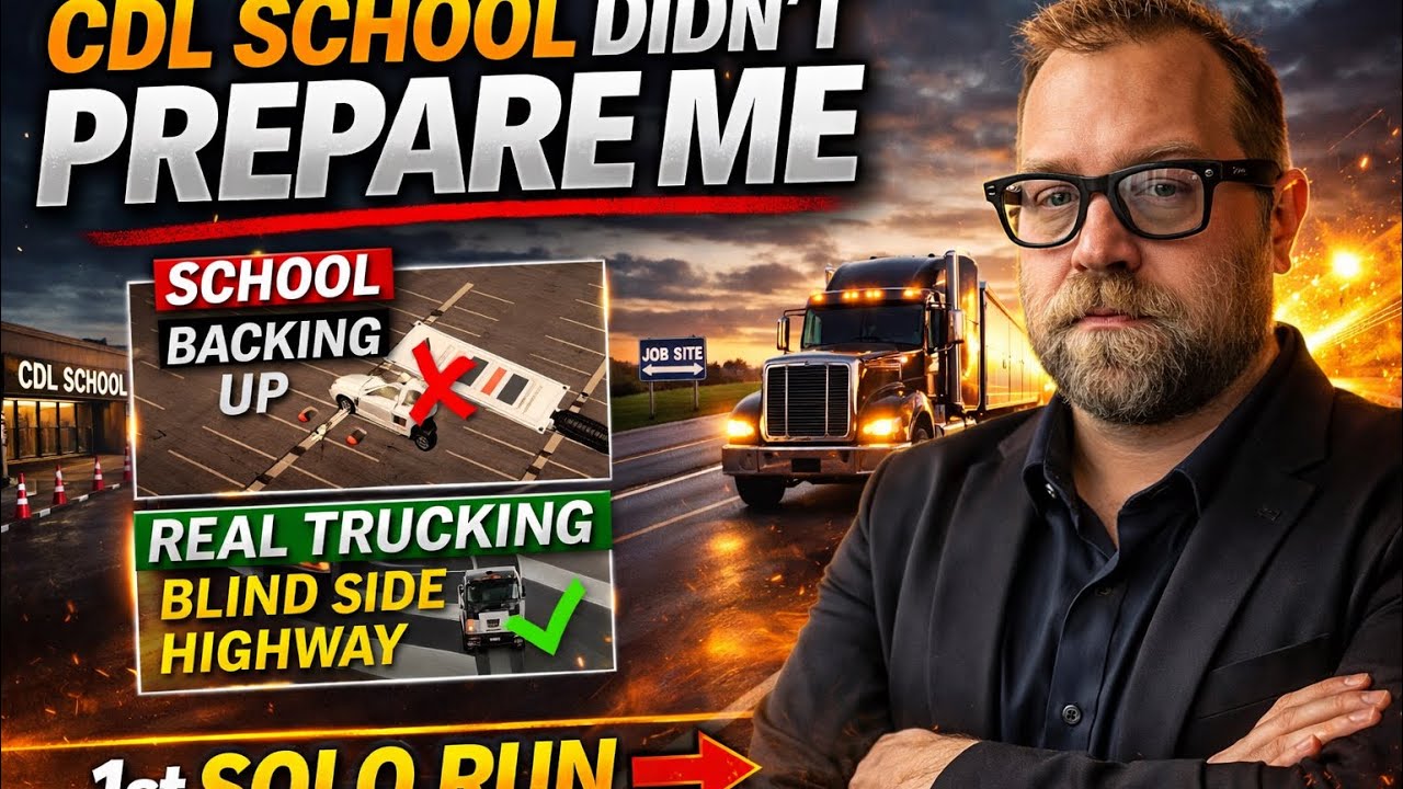 What CDL School Doesn’t Teach You About Trucking (First Year Reality)