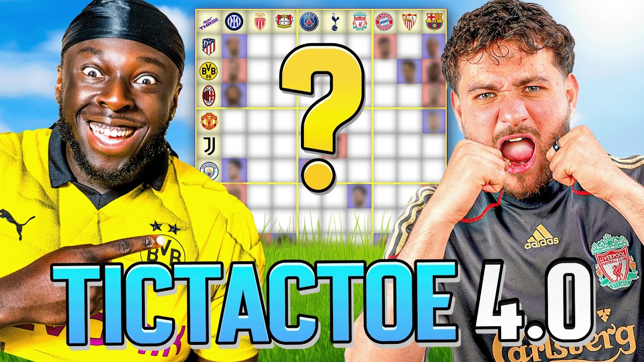 The BIGGEST Football TIC TAC TOE MATCH EVER 💥