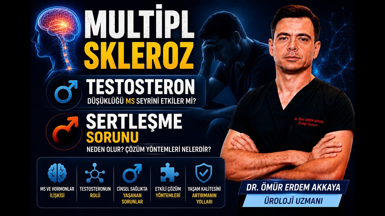 Multipl Skleroz TESTOSTERON  SERTLEŞME SORUNU