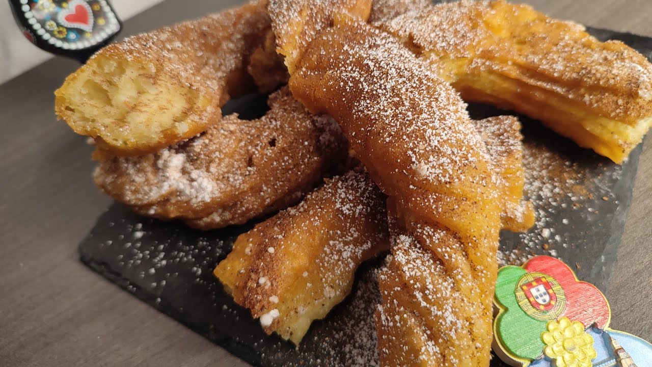 Com fazer farturas , churros portugais recette 🇵🇹 #farturas #churros #portugal #receitas #recette