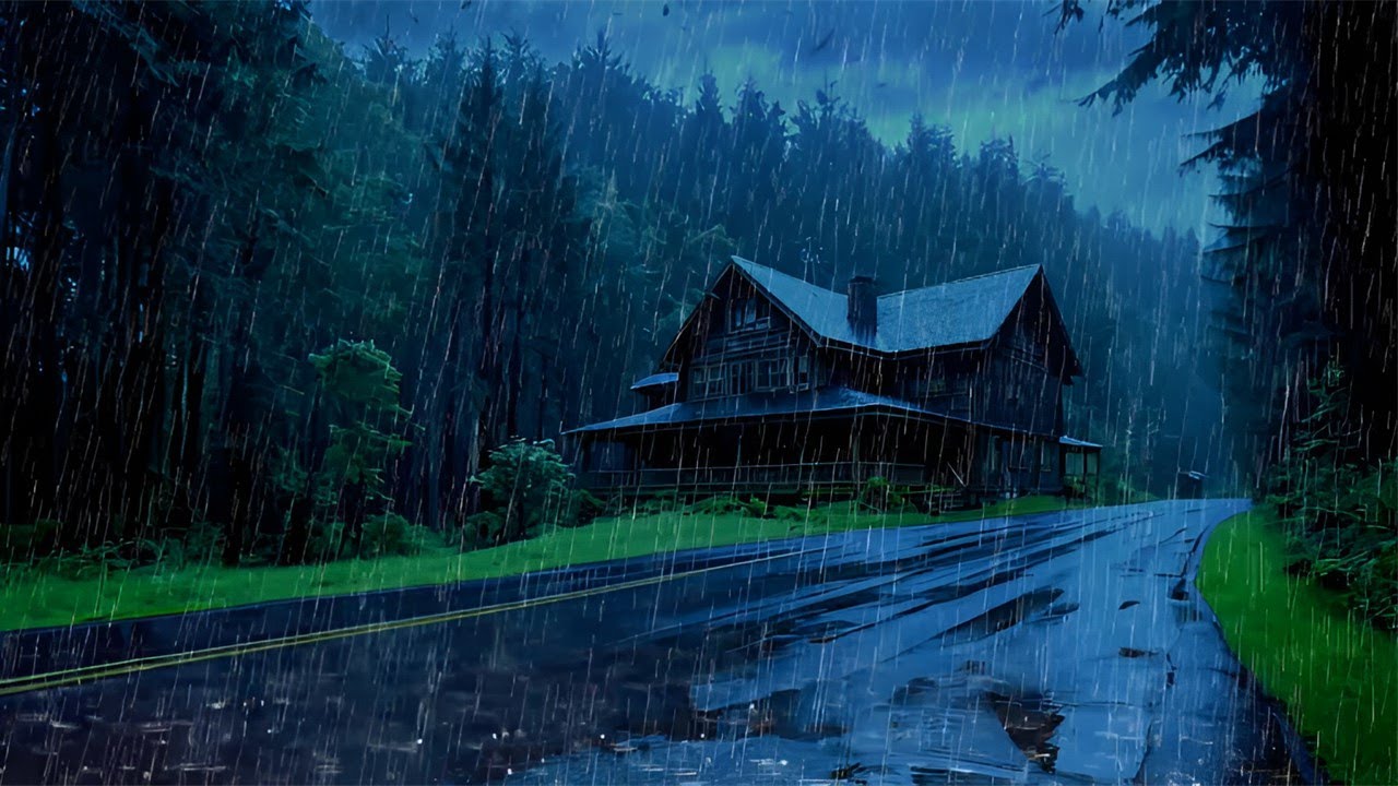 Loud Thunderstorm 🌧️ Rain Sounds All Night for Sleep #9