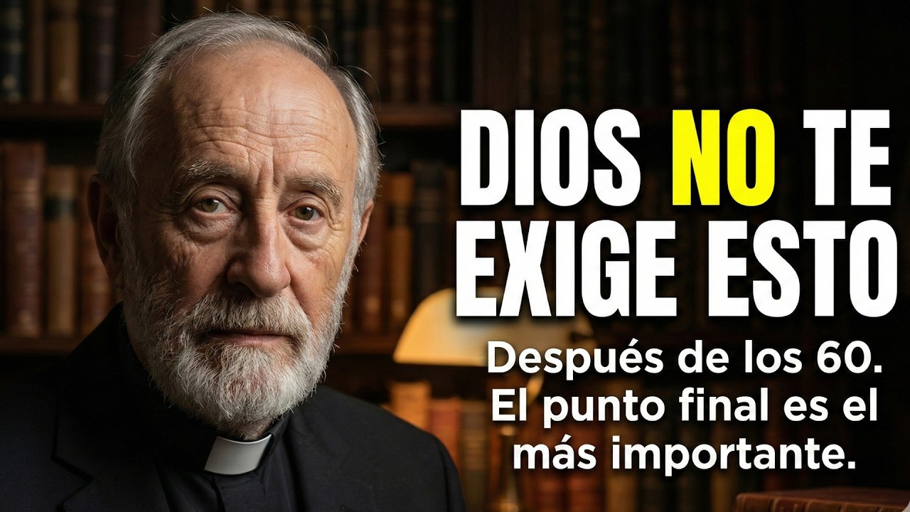 Después de los 60 Dios NO te exige esto. El punto final es el más importante