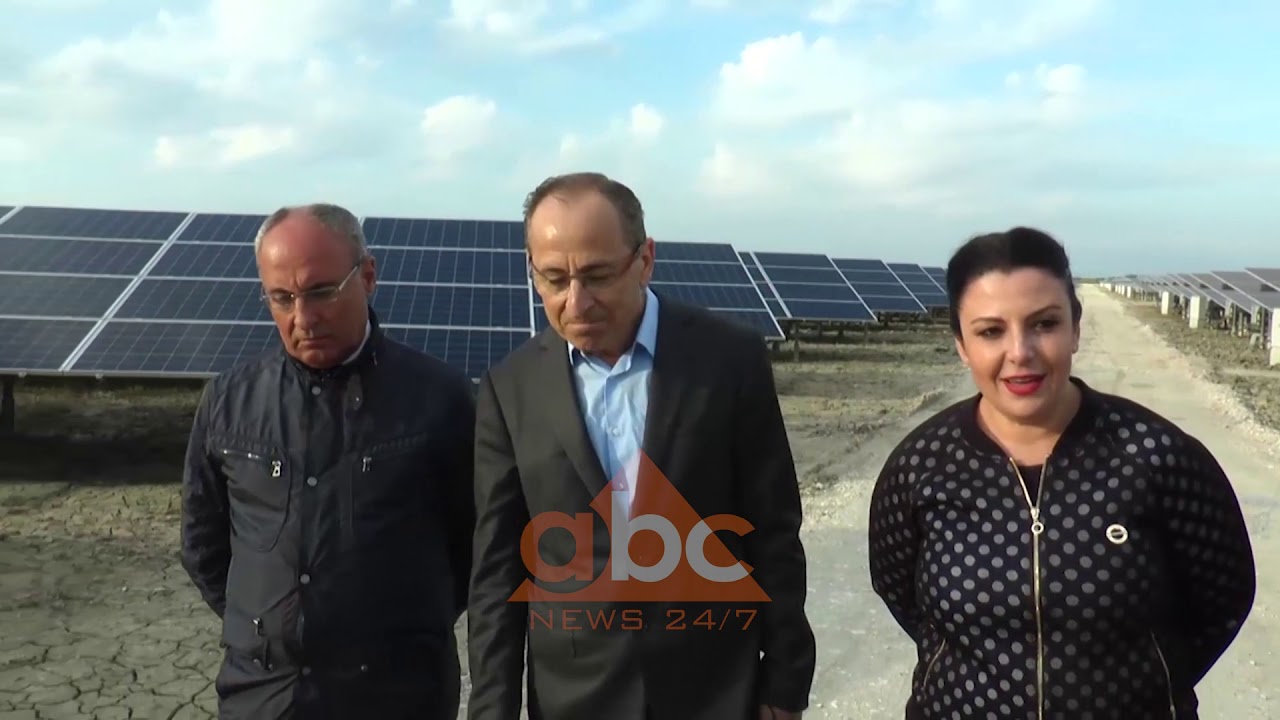 Balluku inspekton Parkun Fotovoltaik ne Fier| ABC News Albania