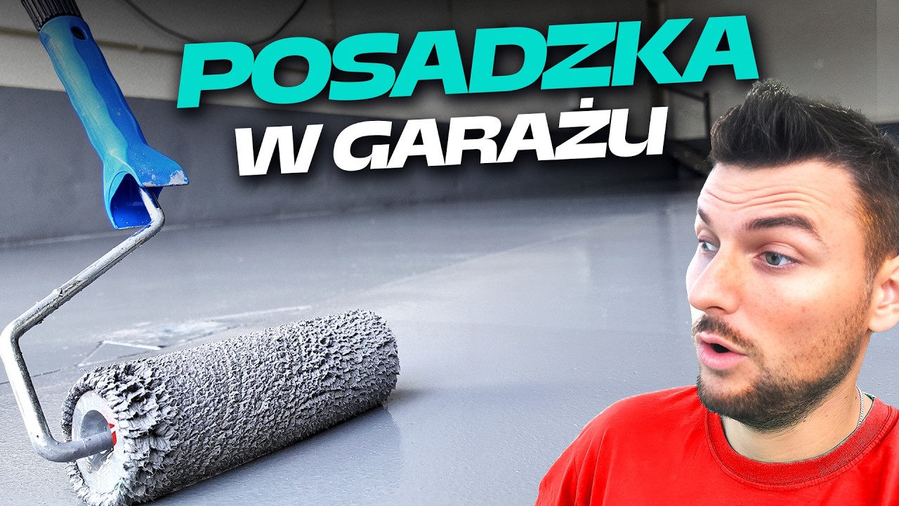 ŁATWE malowanie posadzki farbą epoksydową. Nowa farba do betonu | DOMINIK MALUJE