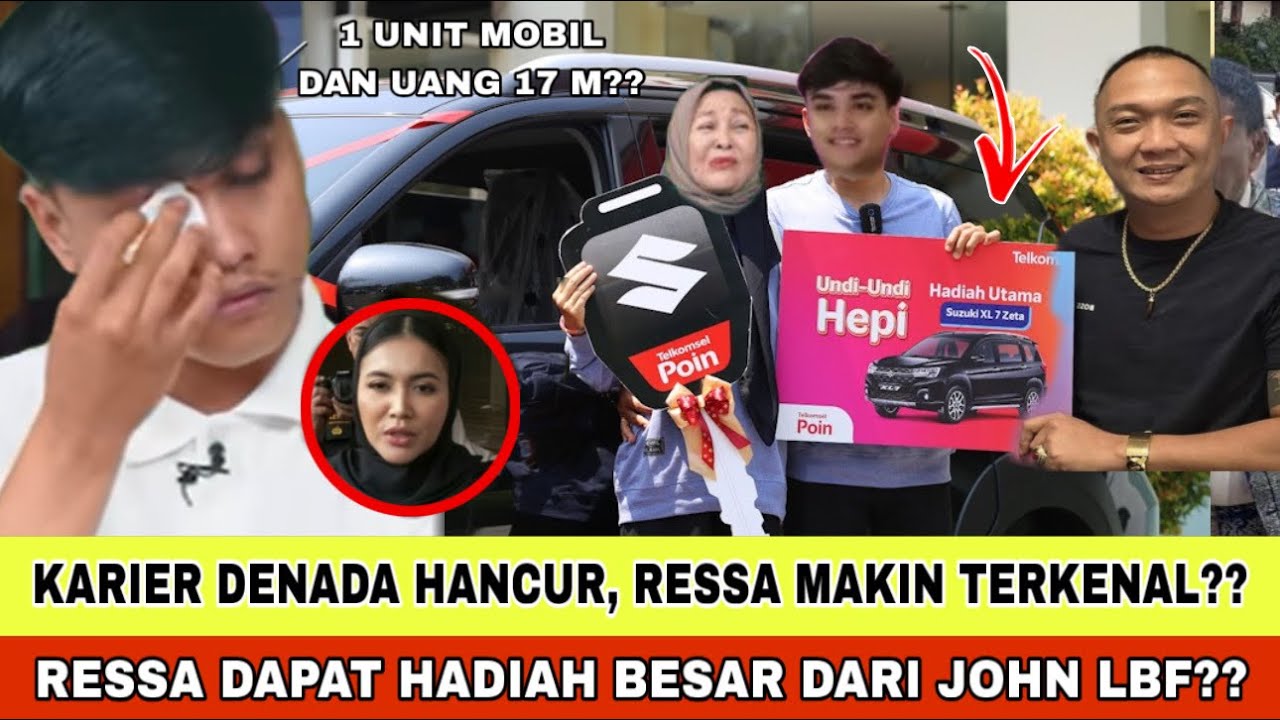 REZEKI ANAK TERLANTAR!! JOHN LBF KASIH RESSA HADIAH BESAR 1 UNIT MOBIL DAN UANG TUNAI 17 M??
