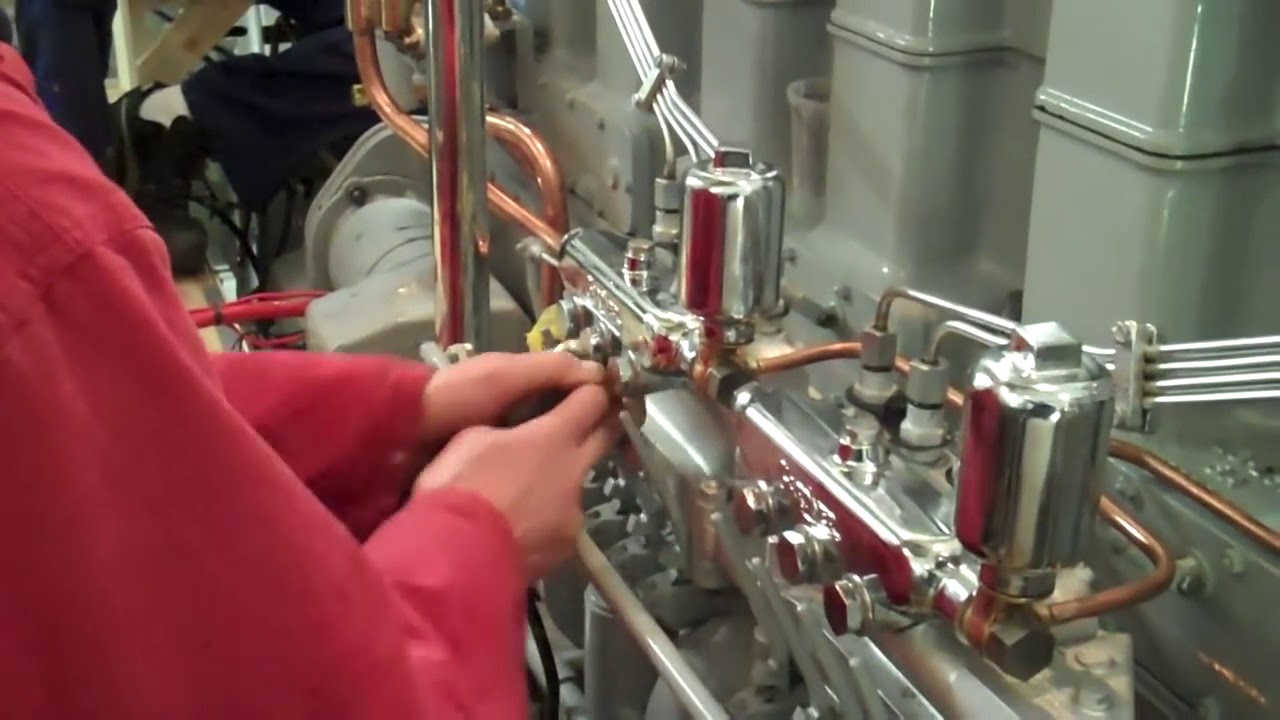 2x 245 Hp Gardner engines startup