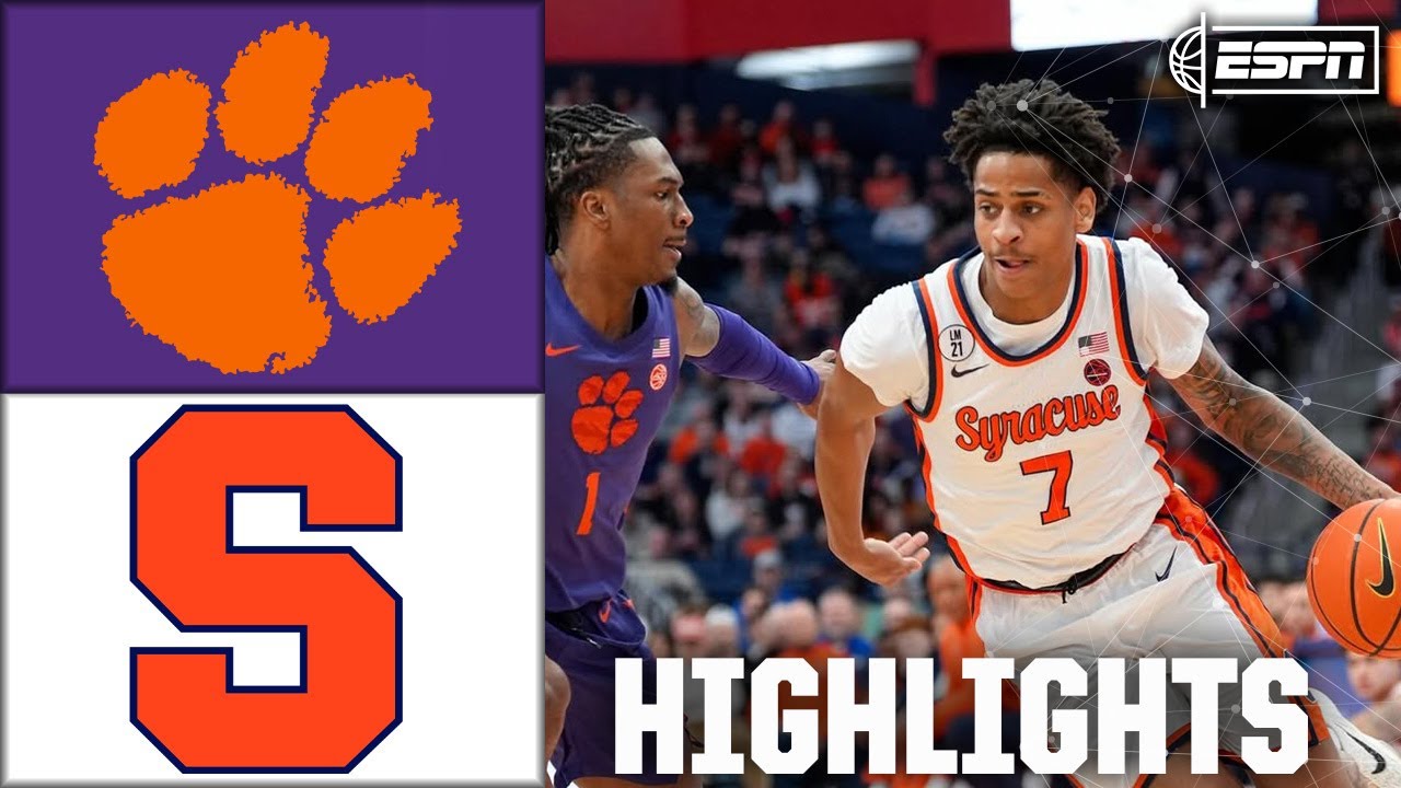 Clemson Tigers vs. Syracuse Orange | Full Game Highlights | ESPN College Basketball