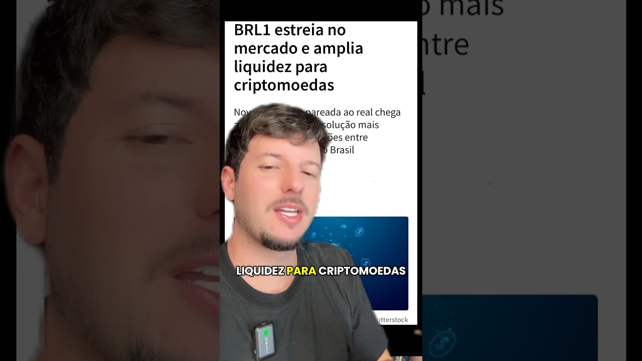 BRL1 nova stablecoin pareada no real brasileiro, tem coragem de deixar seu dinheiro parado nela?