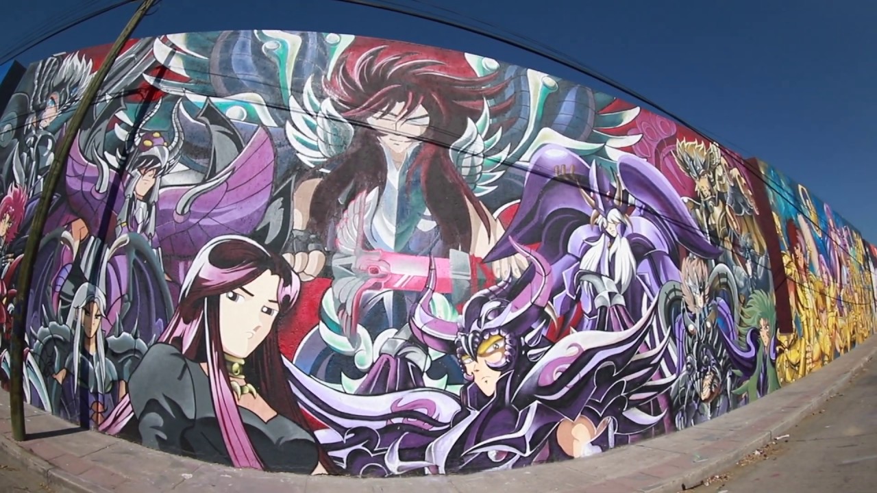 MURAL DE LOS CABALLEROS DEL ZODIACO - IMJU