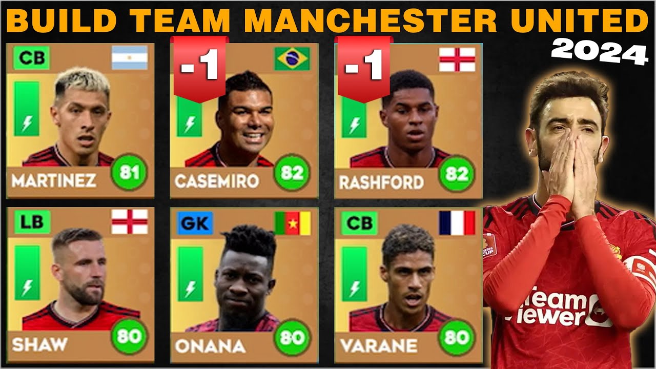 DLS 24 | Build team Manchester United 2024 Dream League Soccer