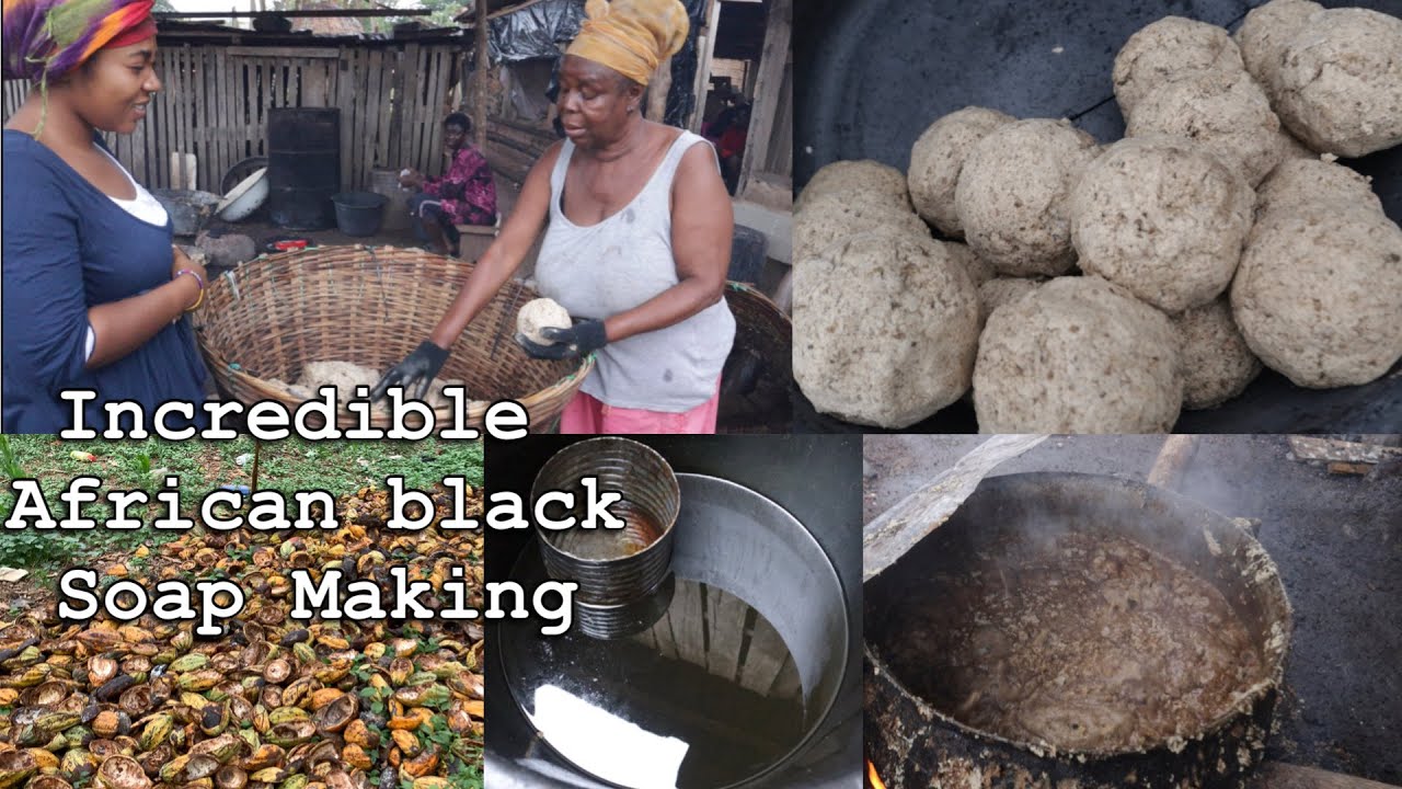 Incredible way of Making AFRICAN WHITE \ BLACK SOAP || Alata Samina || most popular in West Africa