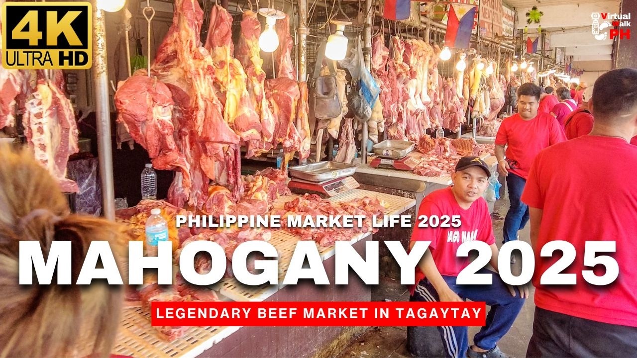 [4K] TAGAYTAY'S LEGENDARY BEEF MARKET | Mahogany Market Walk (2025)
