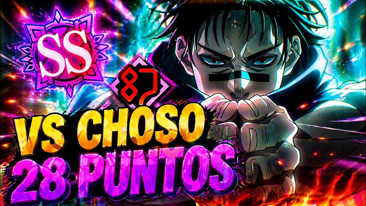 VS CHOSO [ROJO] 28 PUNTOS IMAGINARY REALM + TITULO SECRETO | Jujutsu Kaisen Phantom Parade