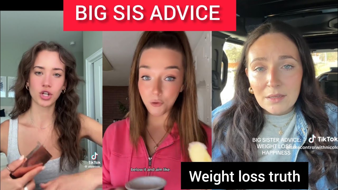 BIG SIS WEIGHT LOSS ADVICE/I WISH I KNEW EARIER 😳