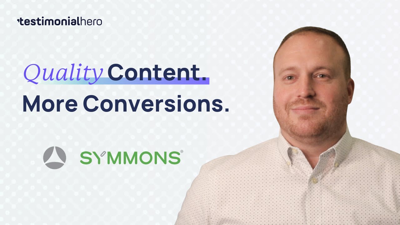 How Symmons Increased Conversions with Testimonial Hero