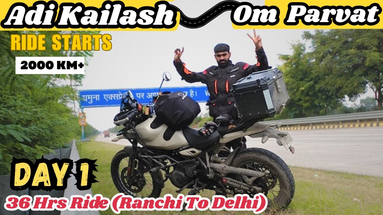 Ranchi to Adi Kailash OM Parvat Kailash Mansarovar solo Ride | Delhi Nonstop