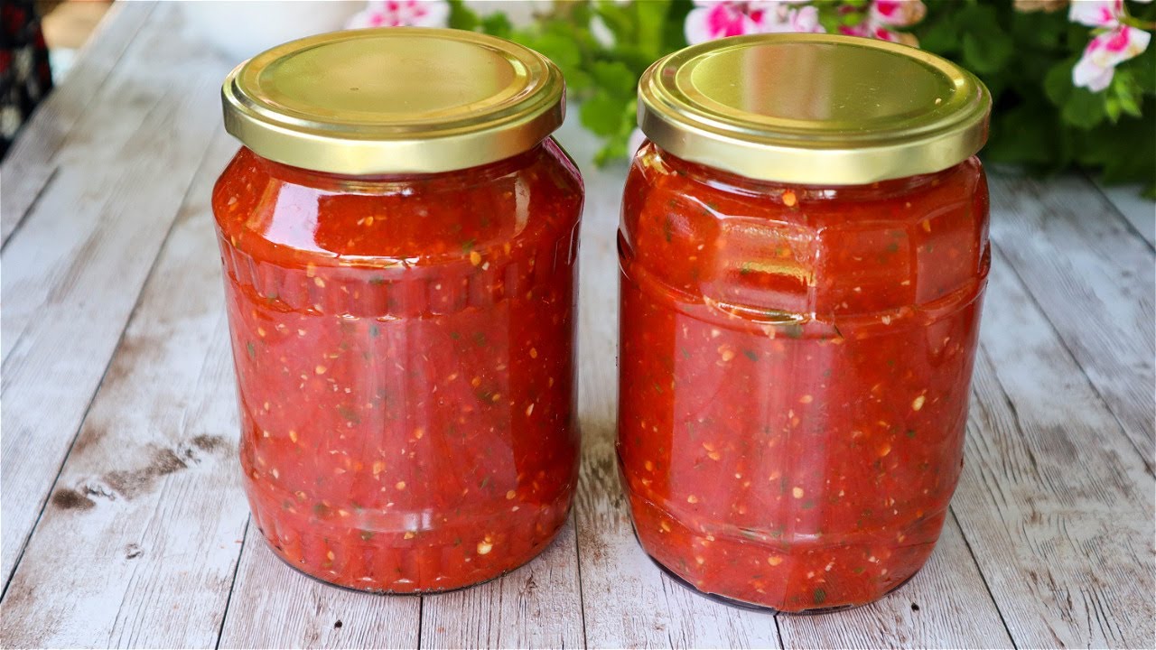 Густой томатный соус на зиму - невероятно вкусный, быстро и легко готовится