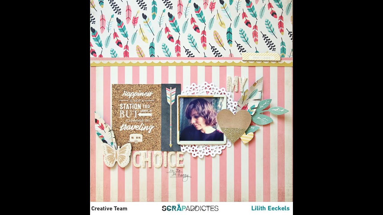 My choice: scrapbooking layout by Lilith Eeckels