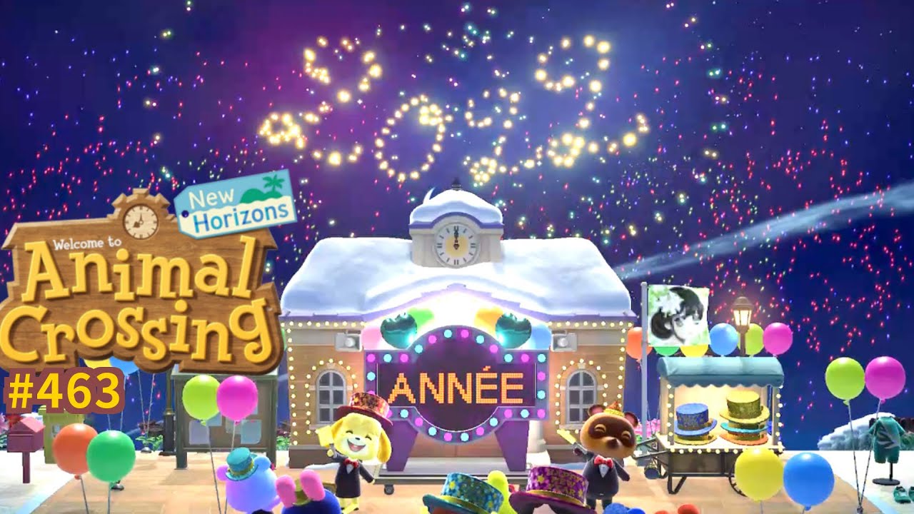 Décompte du nouvel an 2022 🎉 Événement Countdown 🎊 Bonne année ! Animal Crossing New Horizons 463