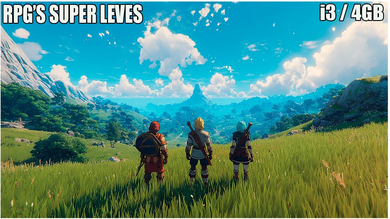 TOP 32 JOGOS DE RPG VICIANTES E LEVES PARA PC FRACO / i3 4GB
