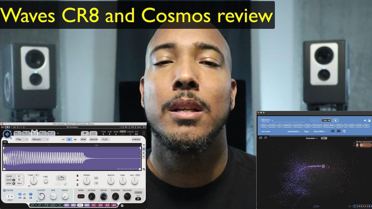 Waves CR8 and Cosmos review - Waves sampler and sample finder