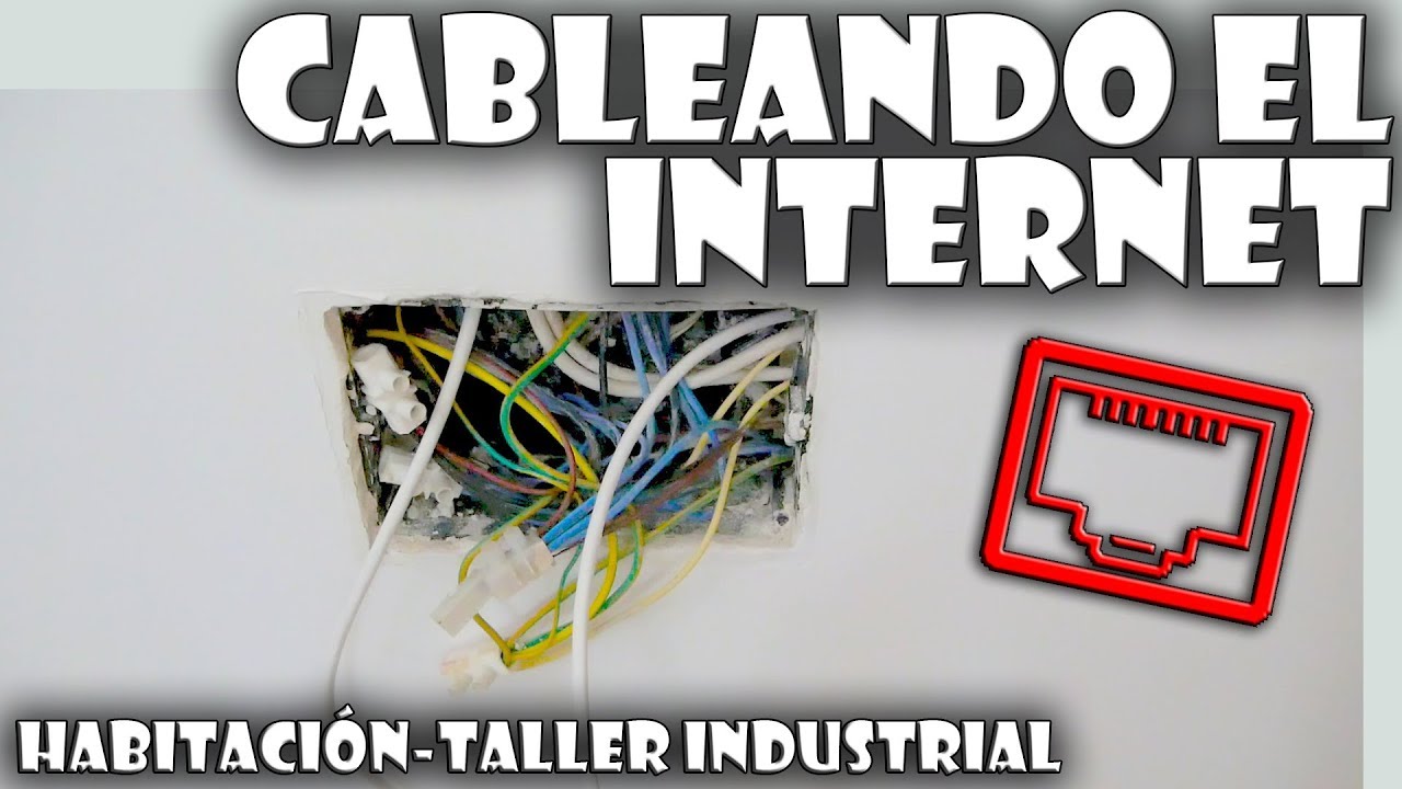 C&oacute;mo LLEVAR un CABLE ETHERNET a la HABITACI&Oacute;N INTERNET por CABLE en CASA #8 | HABITACI&Oacute;N TALLER