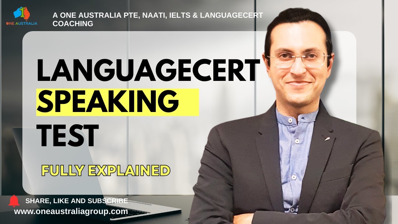 ТЕСТ ПО РАЗГОВОРНОЙ СПЕЦИАЛИСТИКЕ LANGUAGECERT | ПОЛНОЕ ОБЪЯСНЕНИЕ | ОБРАЗОВАТЕЛЬНАЯ ГРУППА ONE A...