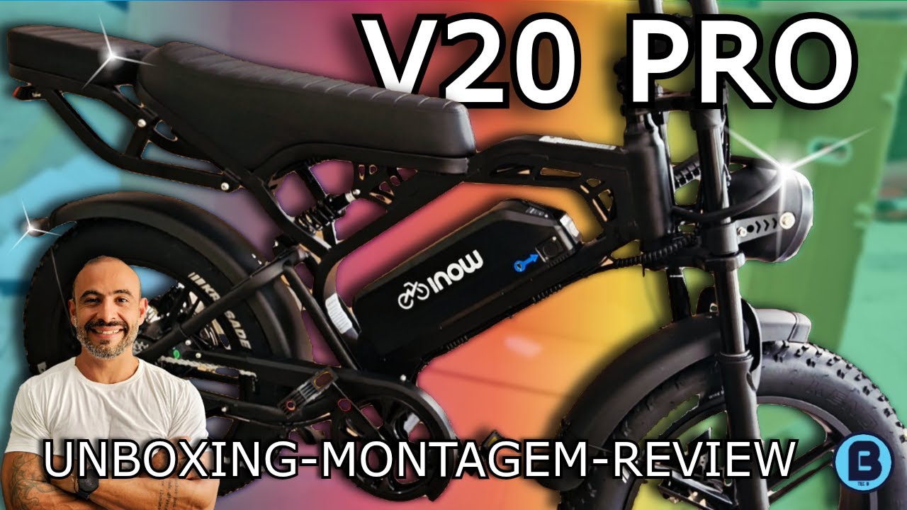 BIKE ELÉTRICA V20 BLAKE PRO - Sensacional/NÃO Deixe de Conferir #inowofficial #bikeeletrica #v20