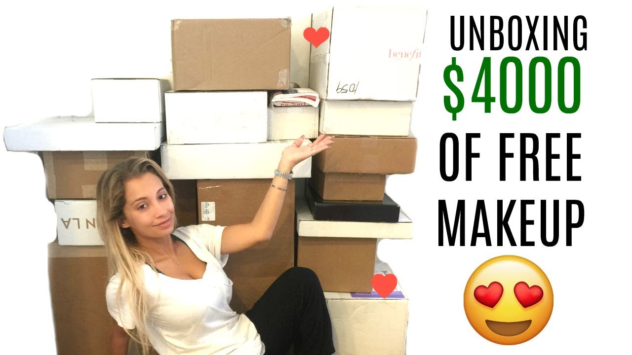 CRAZY PR UNBOXING $4000 WORTH OF MAKEUP