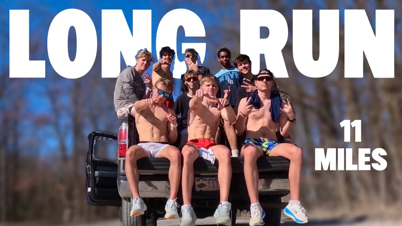 Group Long Run With HS Distance Athletes.