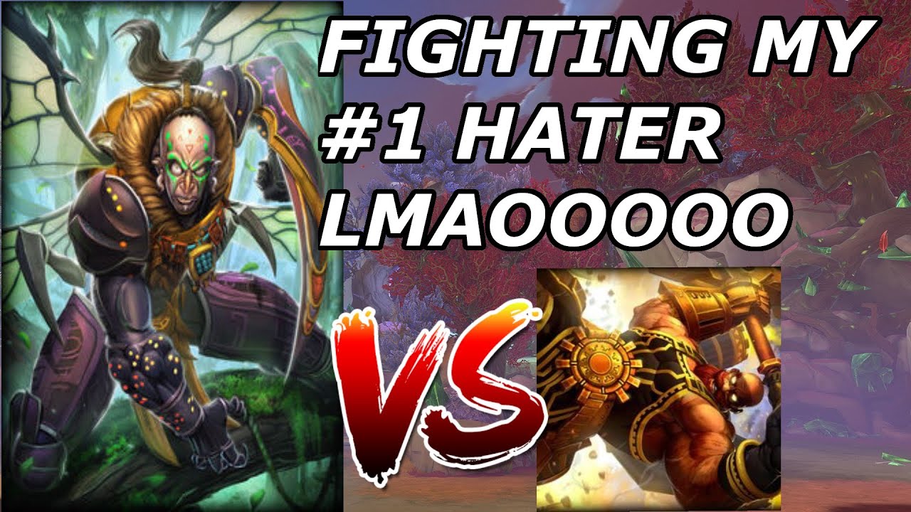 FIGHTING MY #1 HATER MOST TOXIC GUY IN SMITE (A-Z AMC)- Season 8 Ranked 1v1 Duel - SMITE