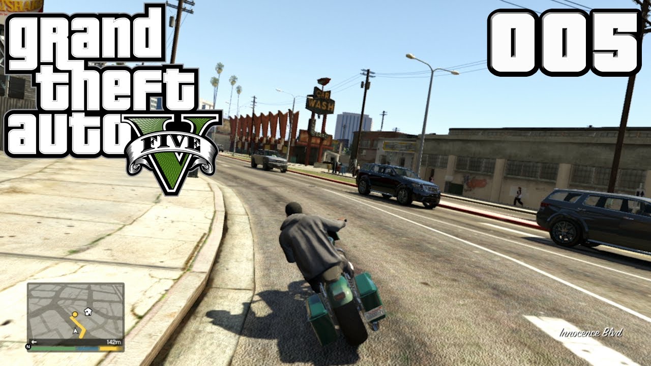 GTA 5 (GTA V) #005 - Motorrad besorgen | Let's Play Grand Theft Auto V