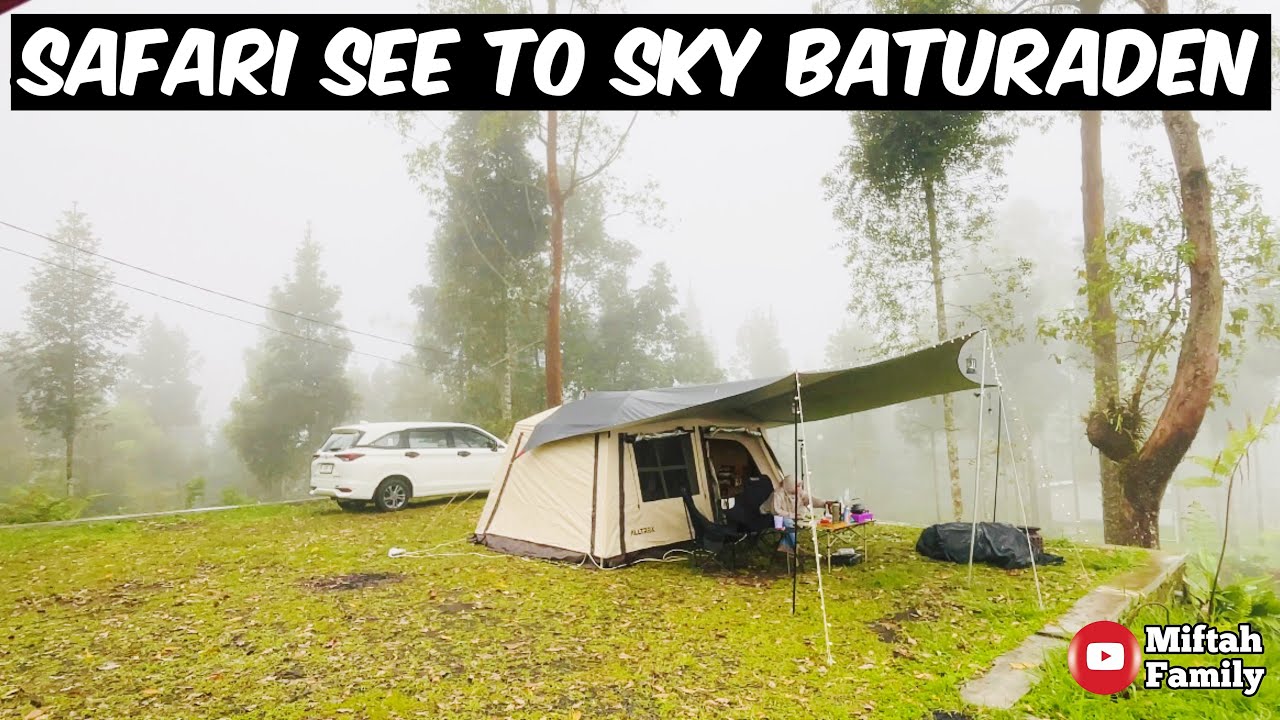 Camping Sendirian disertai Hujan Angin dan Kabut di Safari See To Sky Baturaden | Alltrek Tentastic 