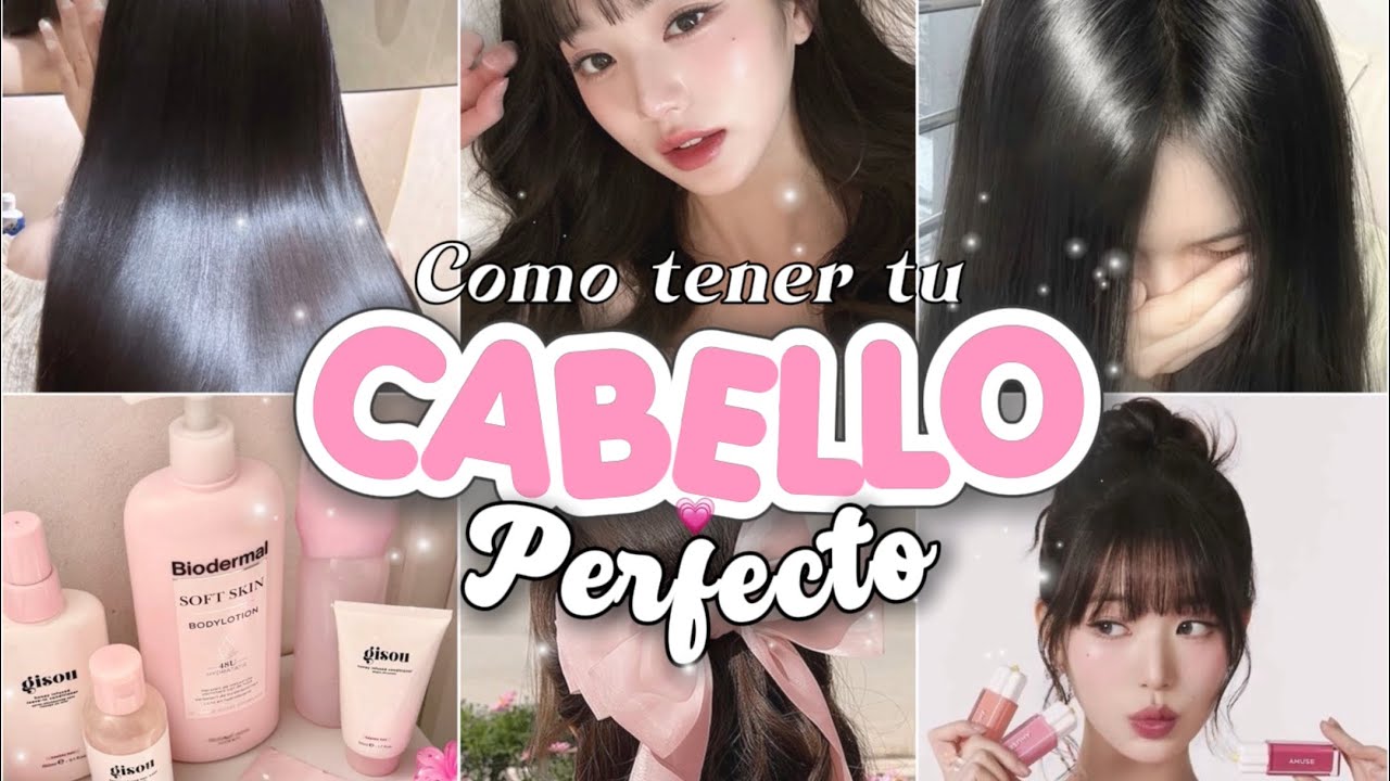 C&Oacute;MO TENER TU CABELLO PERFECTO 💌 rutina cabello limpio, brillante y hidratado ✨l Cherry uw