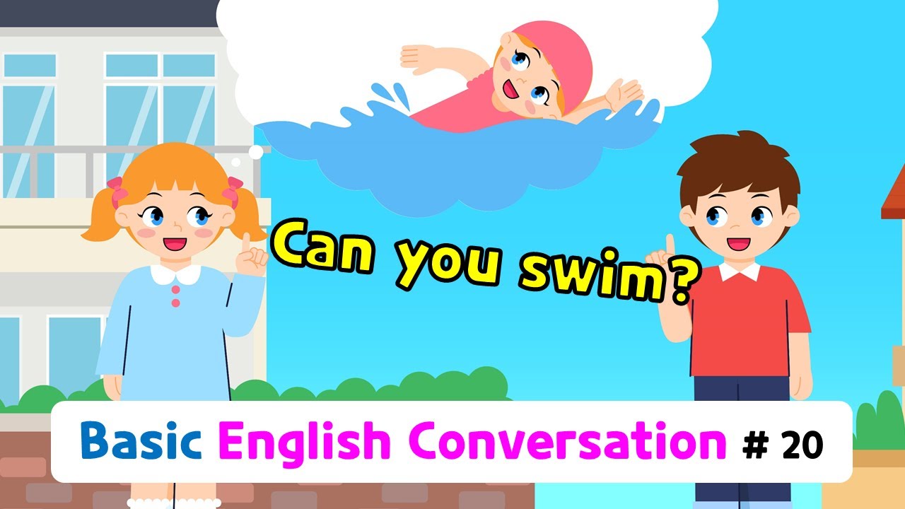 Ch.20 Can you swim? | Basic English Conversation Practice for Kids